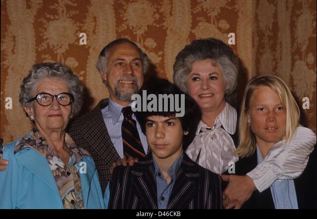 BEA ARTHUR with family .her mother Rebecca Frankel , husband Gene Stock ...